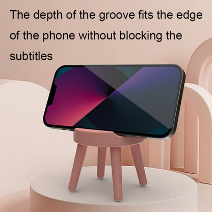 Cartoon Chair Shape Desktop Mobile Phone Holder Cute Mini Universal Phone Rack