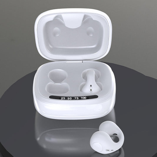 JX80 TWS Wireless Bone Conduction Clip-On Ear Noise Reduction Bluetooth Headset
