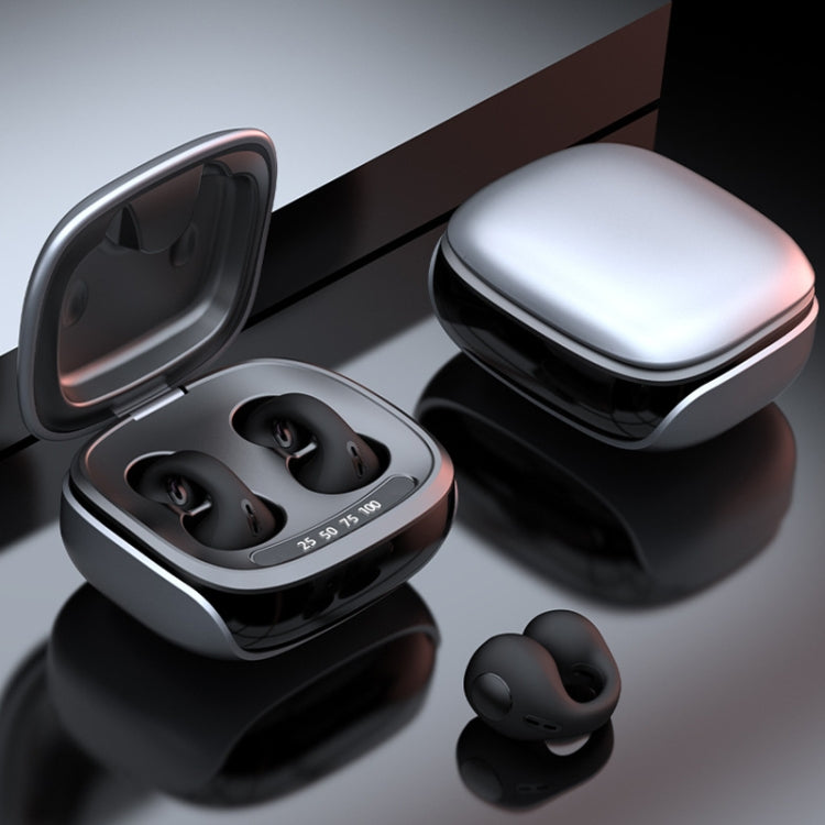 JX80 TWS Wireless Bone Conduction Clip-On Ear Noise Reduction Bluetooth Headset