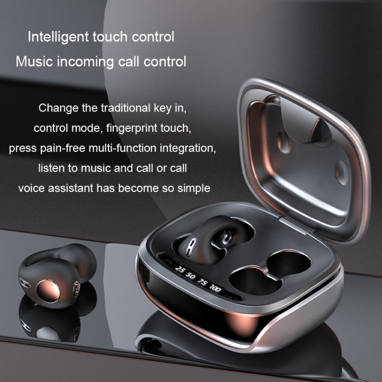 JX80 TWS Wireless Bone Conduction Clip-On Ear Noise Reduction Bluetooth Headset