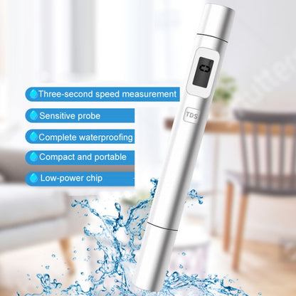 TDS Water Quality Test Pen High-Precision Drinking Tap Water Detector, TDS Water Test Pen