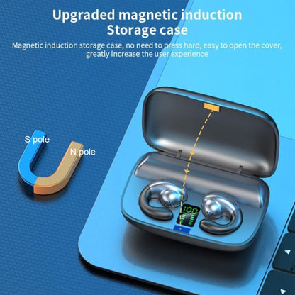 Wireless Ear Clip Noise Reduction Bluetooth Headphone Bone Conduction No Delay Headset