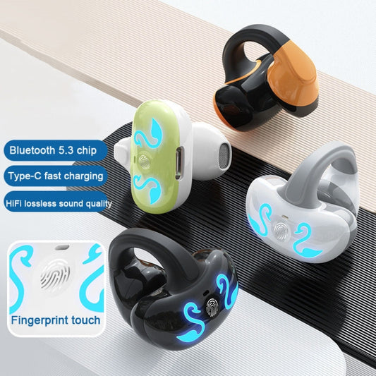 GD68 Bluetooth 5.3 Headphones clip-on Ear Non-in-ear Wireless Air Conduction Sports Headphones, Boxed Package