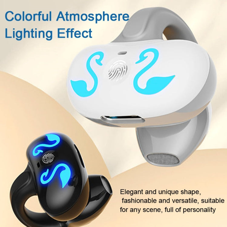 GD68 Écouteurs Bluetooth 5.3 à clipser, non intra-auriculaires, sans fil, à conduction aérienne pour le sport, emballage en boîte