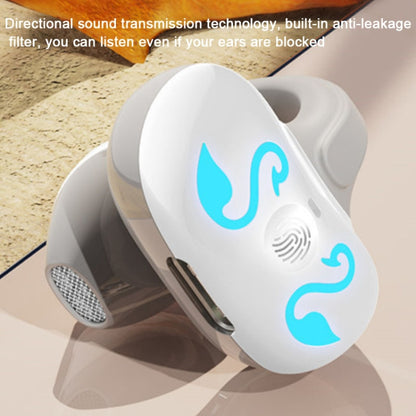 GD68 Écouteurs Bluetooth 5.3 à clipser, non intra-auriculaires, sans fil, à conduction aérienne pour le sport, emballage en boîte