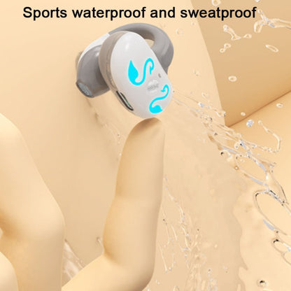 GD68 Écouteurs Bluetooth 5.3 à clipser, non intra-auriculaires, sans fil, à conduction aérienne pour le sport, emballage en boîte