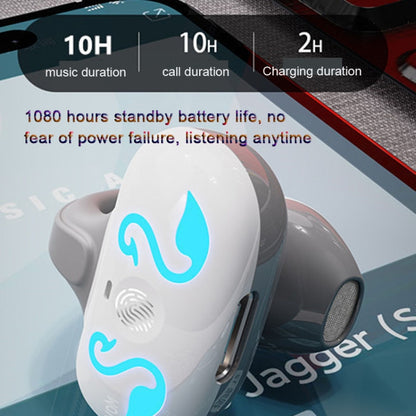 GD68 Écouteurs Bluetooth 5.3 à clipser, non intra-auriculaires, sans fil, à conduction aérienne pour le sport, emballage en boîte
