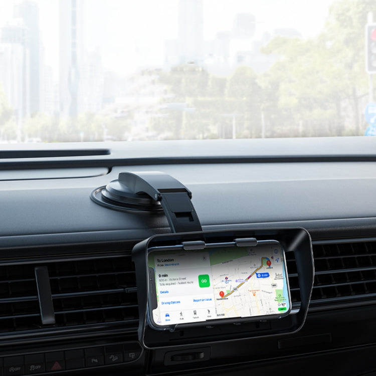 Car Suction Cup Dashboard Mobile Phone Holder with Sun Visor Folding Rotating Car Mount, Joint Model, Hose Model