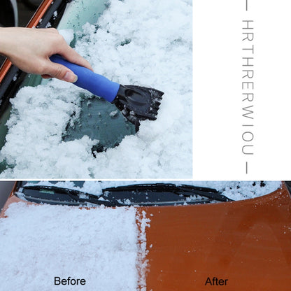 Vehicle Mounted Snow Shovel De-Icer Cleaning Tool, Black+Gloves, Blue+Gloves, Red+Gloves, Black, Blue, Red