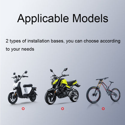 Rotatable Bicycle and Motorcycle Anti-shake Fixed Mobile Phone Holder with Sun Visor, Classic Model, Universal Model