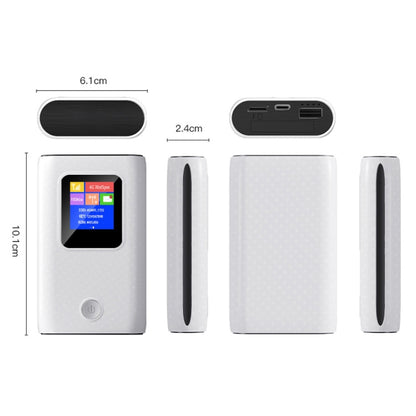 Routeur WIFI 4G LTE portable, batterie 6000mAh, hotspot sans fil 150Mbps, modem mobile de poche, MF905C Asie, MF905C UE