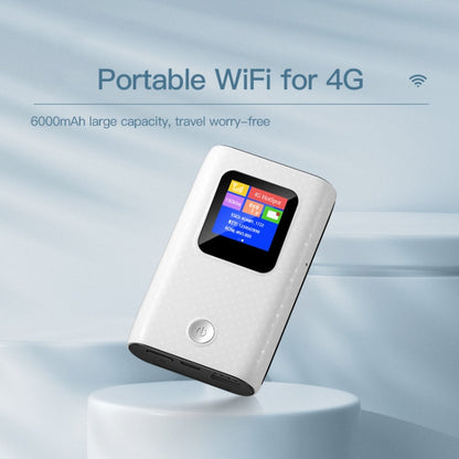 Routeur WIFI 4G LTE portable, batterie 6000mAh, hotspot sans fil 150Mbps, modem mobile de poche, MF905C Asie, MF905C UE