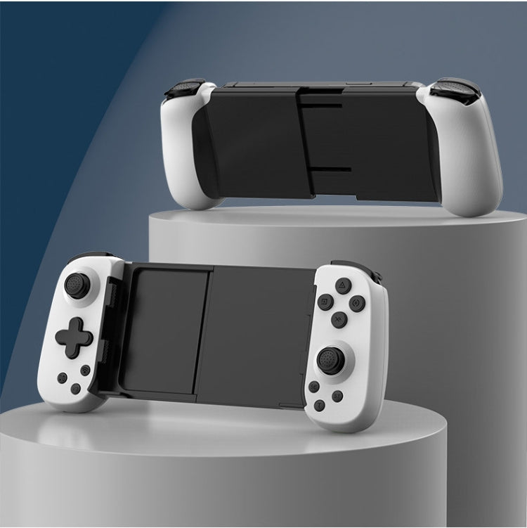 D6  Bluetooth Retractable Gamepad Dual Hall Six-Axis Somatosensory For Android/IPhone /Switch, D6 Black, D6 White Black