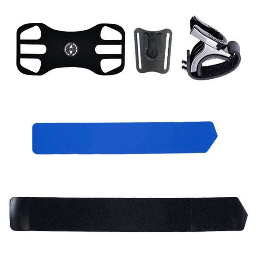 3 In 1 Four Jaws Detachable Swivel Arm Wrist Strap Bicycle Holder For 4.5-6.5 inch Phones, 3 In 1 (Blue), 3 In 1 (Black)