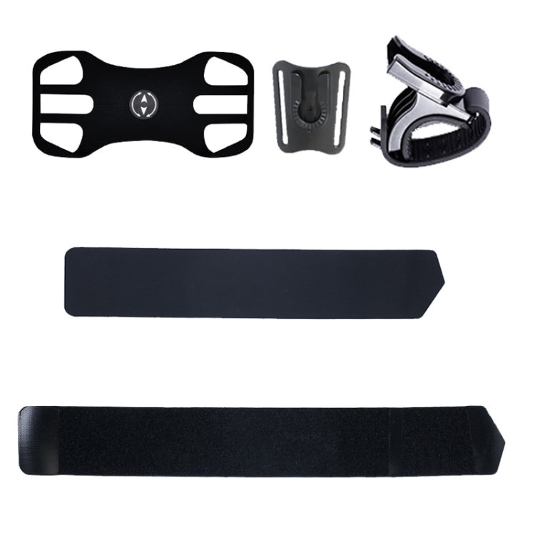 3 In 1 Four Jaws Detachable Swivel Arm Wrist Strap Bicycle Holder For 4.5-6.5 inch Phones, 3 In 1 (Blue), 3 In 1 (Black)