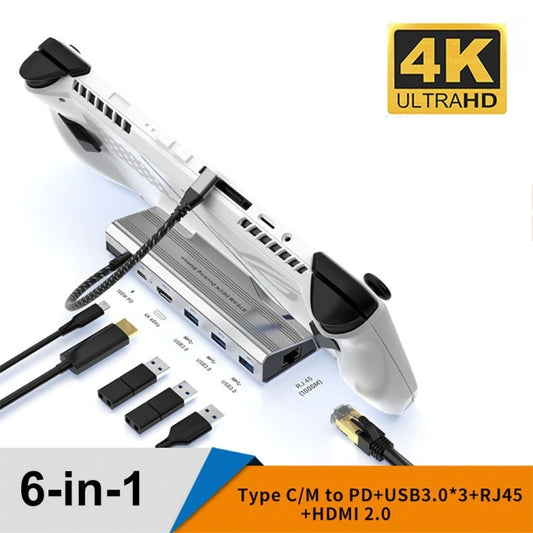 Voor ASUS ROG Ally 100W PD-oplaadstandaard voor gameconsoles, multifunctioneel USB 3.0-dockingstation, 5-in-1, 6-in-1, 9-in-1, 10-in-1