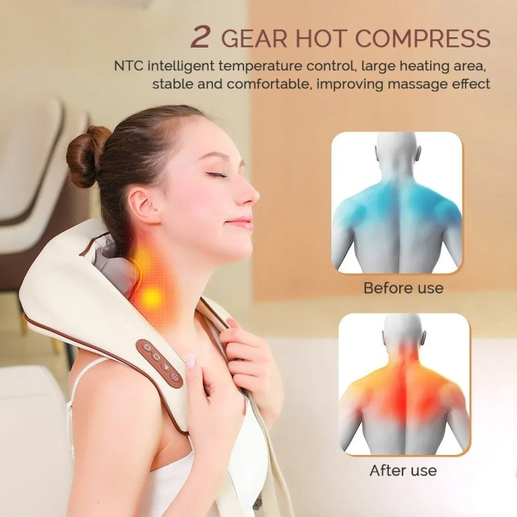 Electric Neck And Shoulder Massager Shiatsu Back Neck Massager With Heat