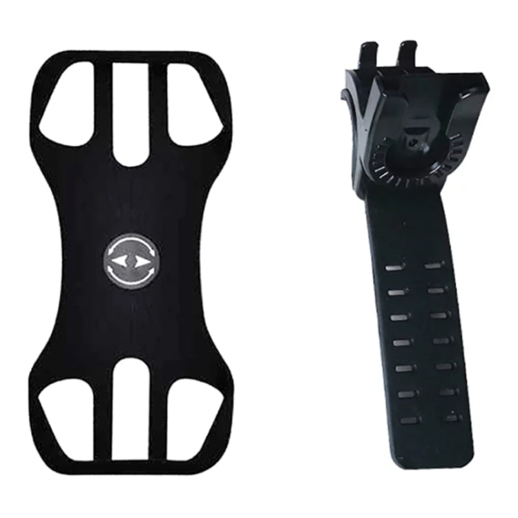 Support de téléphone portable amovible pour vélo pour téléphones de 4,5 à 7 pouces, quatre griffes noir, huit griffes noir
