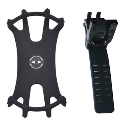 Support de téléphone portable amovible pour vélo pour téléphones de 4,5 à 7 pouces, quatre griffes noir, huit griffes noir