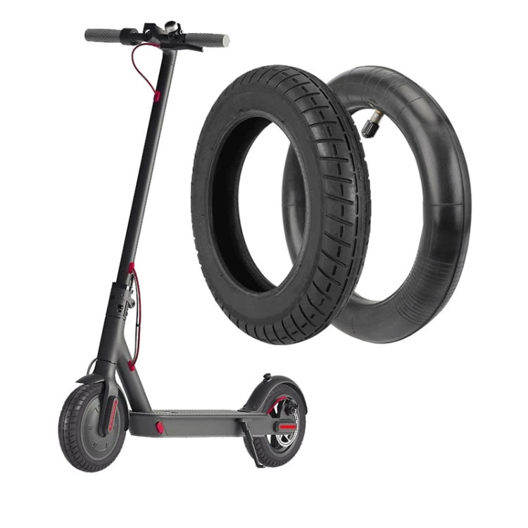 Für Xiaomi M365/M365 Pro Elektroroller 10 x 2 Zoll Reifen-Innenschlauch + Außenreifen-Kombination, 10 x 2 Zoll