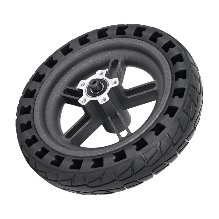 Pour trottinette électrique Xiaomi M365 Roue arrière 8,5 pouces Pneu plein alvéolé amortissant avec moyeu, 8,5 pouces