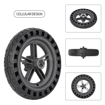 Pour trottinette électrique Xiaomi M365 Roue arrière 8,5 pouces Pneu plein alvéolé amortissant avec moyeu, 8,5 pouces
