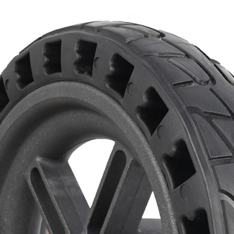 Pour trottinette électrique Xiaomi M365 Roue arrière 8,5 pouces Pneu plein alvéolé amortissant avec moyeu, 8,5 pouces