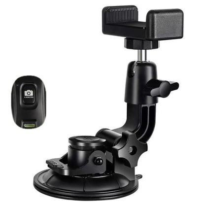 Car Suction Cup Mobile Phone Navigation Live Broadcast Shooting Bracket, Without Bluetooth, With Bluetooth