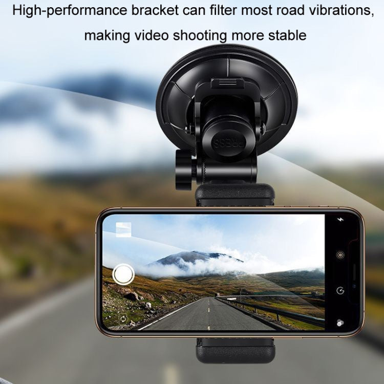 Car Suction Cup Mobile Phone Navigation Live Broadcast Shooting Bracket, Without Bluetooth, With Bluetooth