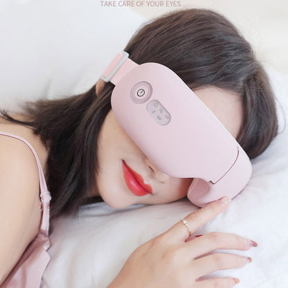 Bluetooth Rechargeable Eye Massager With Heat, Air Pressure And Vibration Massage