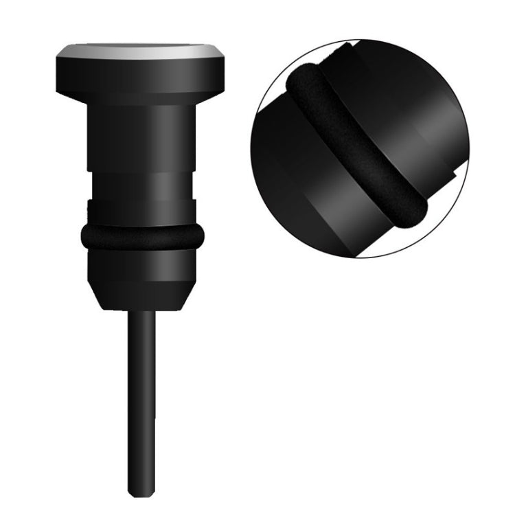 3.5mm Universal Metal Dust Plug Headset Plug Card Needle, 3.5mm (Silver), 3.5mm (Black), 3.5mm (Gold)