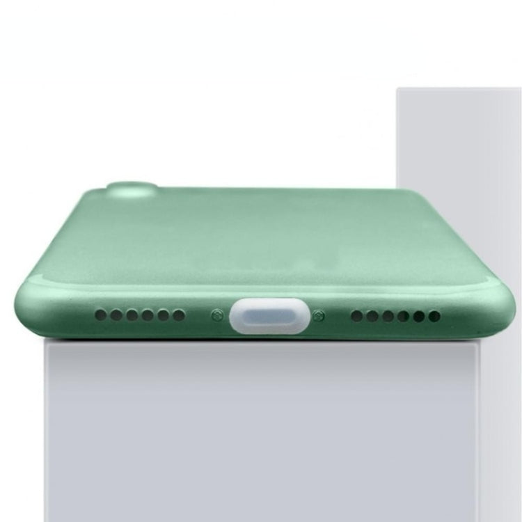 8 Pin Phone Dust Plug Silicone Charging Port Plug, 8 Pin (Black), 8 Pin (Transparent)