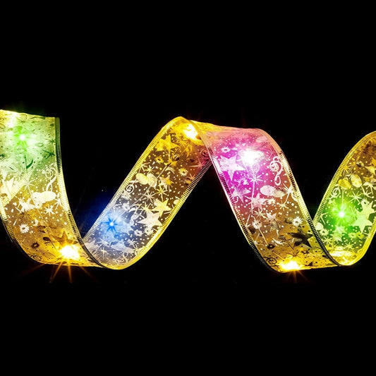 LED Kerstboomdecoratie Bronzen Lintverlichting