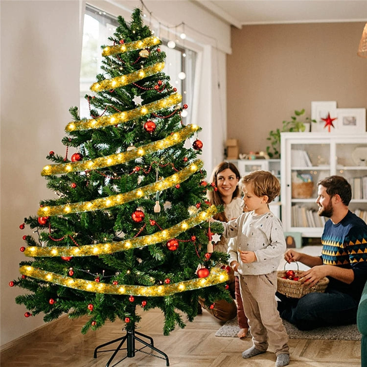 LED Christmas Tree Decoration Bronzing Ribbon Lights, 1m 10LEDs-Button Battery, 2m 20LEDs-Button Battery, 3m 30LEDs, 4m 40LEDs, 5m 50LEDs, 5m 50LEDs-USB, 5m 50LEDs with Flash, 5m 50LEDs USB+Remote, 5m 50LEDs 8-function+Remote, 10m 100LEDs with Flash   ...