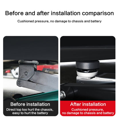 For Tesla Model Y / 3 Jack Underbody Shock Absorbing Rubber Mat, Single Pad