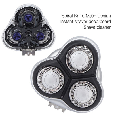 For Philips Shavers HQ7310 HQ7340 HQ7180 HQ7360 HQ7390 Replacement Blade Accessories, Full Set White, Full Set Silver