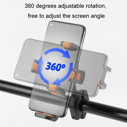 JO HORSE Aluminum Alloy Bicycle Riding Mobile Phone Navigation Roller Fixed Bracket, Titanium Handlebar