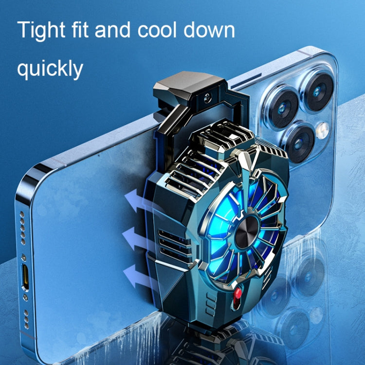 Radiateur de téléphone portable à semi-conducteur X20 avec lumière LED, mini ventilateur de refroidissement pour téléphone, X20 couleur minérale électrolytique, X20 argent électrolytique, X20 noir givré, X20 blanc givré
