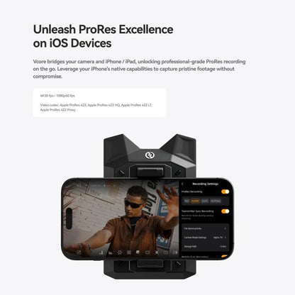 HOLLYLAND Vcore Wireless Video Transmitter 350ft Range & 0.065s Low Latency, 4-Phone Real-Time Monitoring