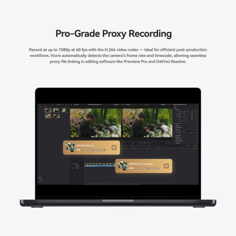 HOLLYLAND Vcore Wireless Video Transmitter 350ft Range & 0.065s Low Latency, 4-Phone Real-Time Monitoring