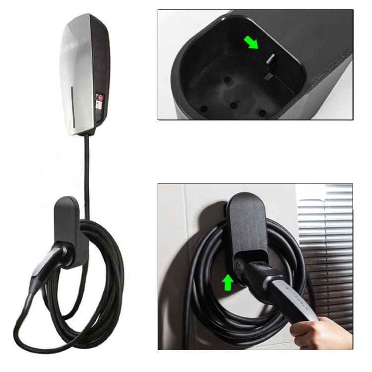 For Tesla Model 3 / X / S / Y Car Charger Wall Storage Bracket, EU Plug, US Plug