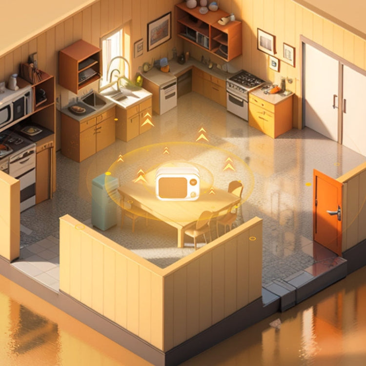 1200W Electric Heater Winter Hand Warmer with Screen Display,EU Plug