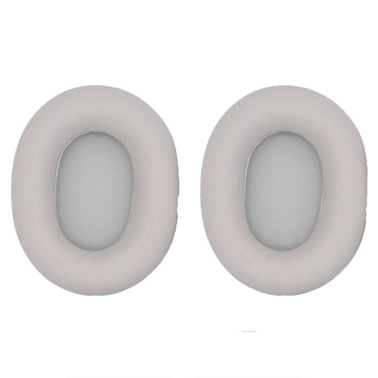 2pcs For Sony WH-1000XM5 Headphone Sponge Leather Case Earmuffs, WH-1000XM5(Platinum Silver), WH-1000XM5(Black)
