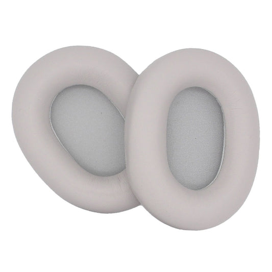 2pcs For Sony WH-1000XM5 Headphone Sponge Leather Case Earmuffs, WH-1000XM5(Platinum Silver), WH-1000XM5(Black)