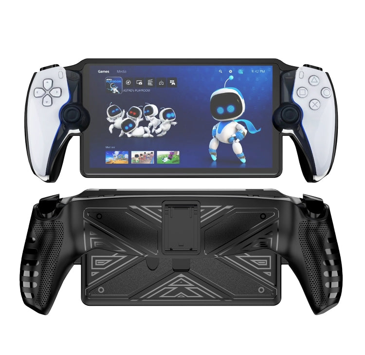 Pour coque de protection TPU Sony PlayStation Portal avec support, TPU