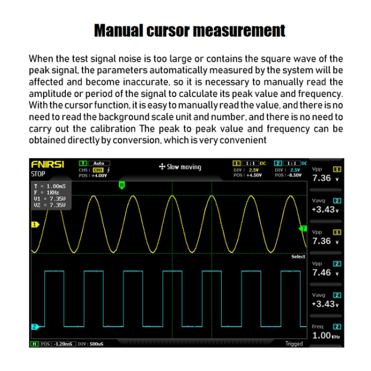 FNIRSI 2 en 1 oscilloscope numérique double canal 100M de bande passante 1GS générateur de signaux d'échantillonnage, prise UE, 1014D, 1014D + Sonde P4100