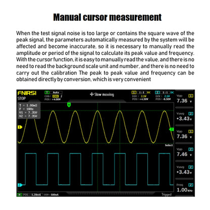 FNIRSI 2 en 1 oscilloscope numérique double canal 100M de bande passante 1GS générateur de signaux d'échantillonnage, prise UE, 1014D, 1014D + Sonde P4100