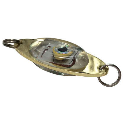 LED Underwater Lure Fish Tool Glowing Metal Fish Bait, 3.8G, 10G