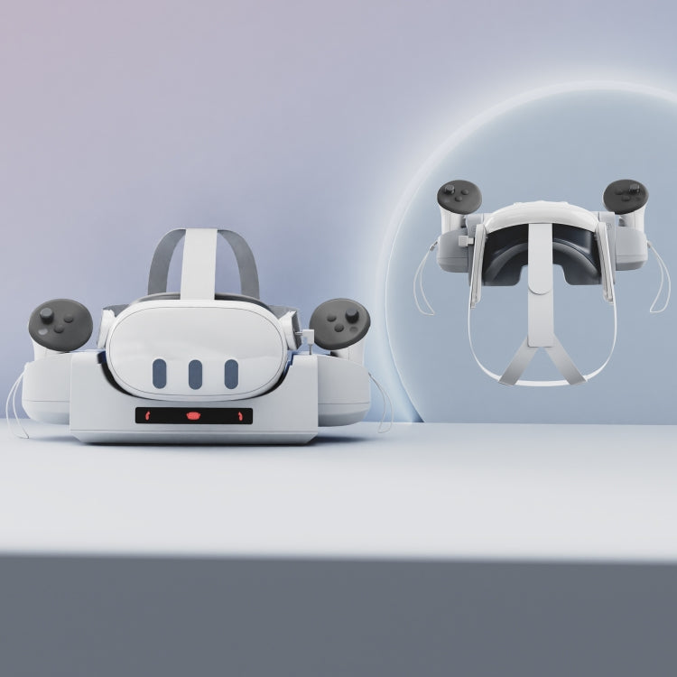 For Meta Quest 3 VR Helmet Charging Base Wall-mounted Fast Charging Rack With LED Indicator