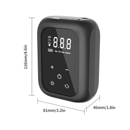 Pompe de Gonflage de Pneus Électrique Sans Fil Portable Multifonctionnelle pour Voiture, Bouton Mécanique, Bouton Tactile